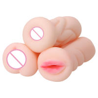 Masturbador De Silicona 11cm Para Hombres Vaginal Anal Oral Con Succión Real De Pene Juguetes Sexuales Para Adultos - details 0