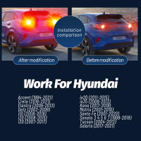 Luces De Freno LED 2x P21/5W BAY15D Canbus Para Hyundai Accent Creta Elantra I10 I20 I30 Ix20 Ix35 Santa Fe Sonata 6 Tucson Solaris - details 1