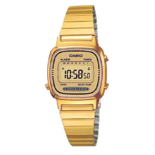 Casio Original LA670WEGA-9EF Reloj  Mujer Digital  Dorado - 000360066 - 1