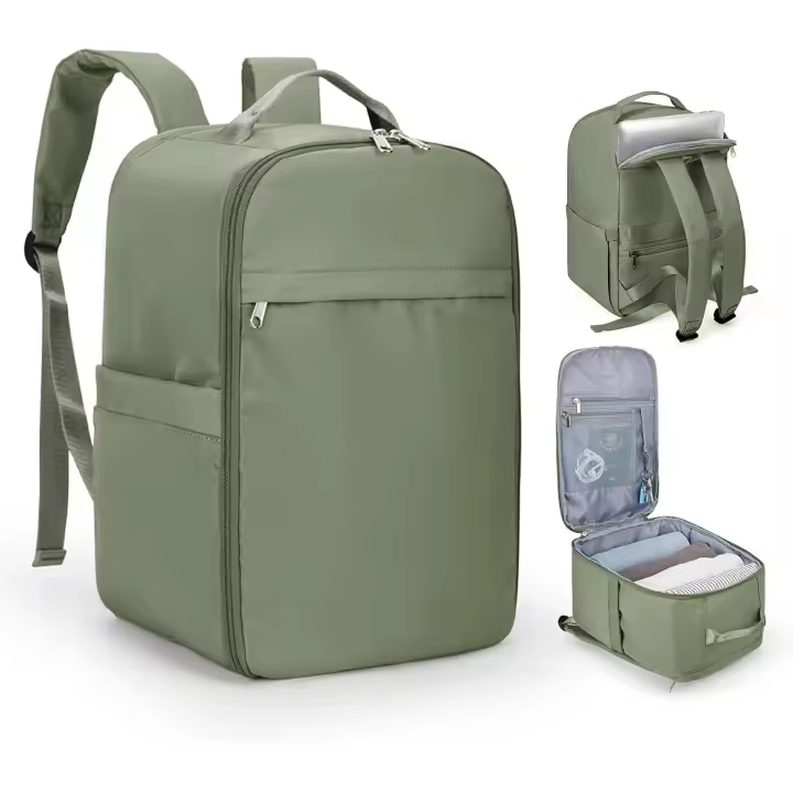 Mochila Viaje Cabina Avion 40x20x25 Ryanair Maletas de Viaje Cabina 45x36x20 Easyjet Cabin Bag Equipaje de Mano Mujer Mochila para Portatil Impermeable con USB Mochila Pequeña de Trabajo Hombre - 1
