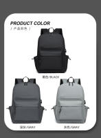 Mochila para estudiantes universitarias de secundaria, mochila sencilla de gran capacidad, mochila informal para computadora de 15 pulgadas - details 13