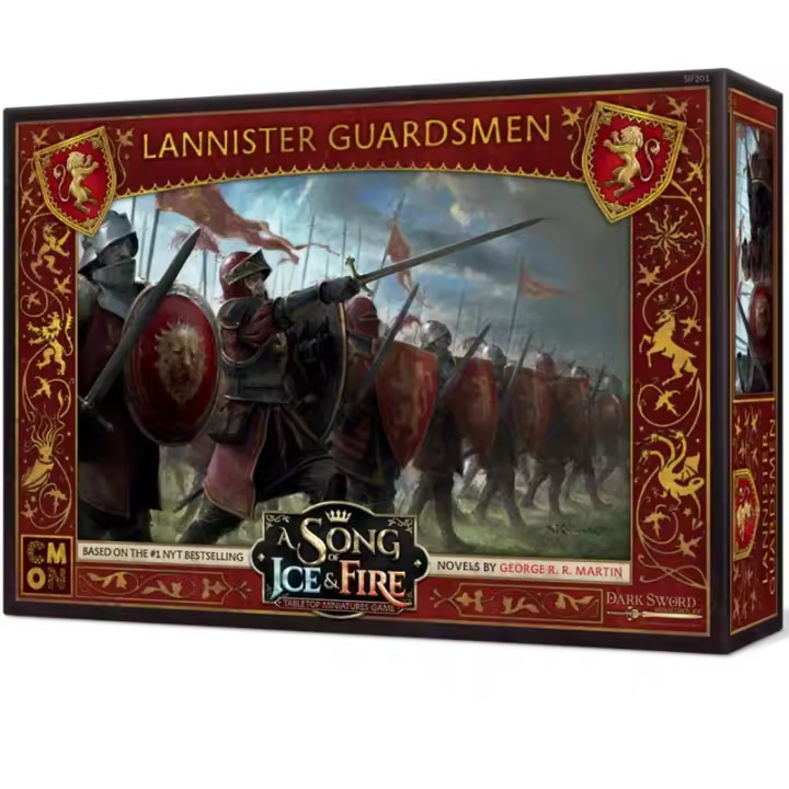 Saló Nova Imatge Juego de Mesa Canción de Hielo y Fuego Guardias Lannister Miniaturas - 1