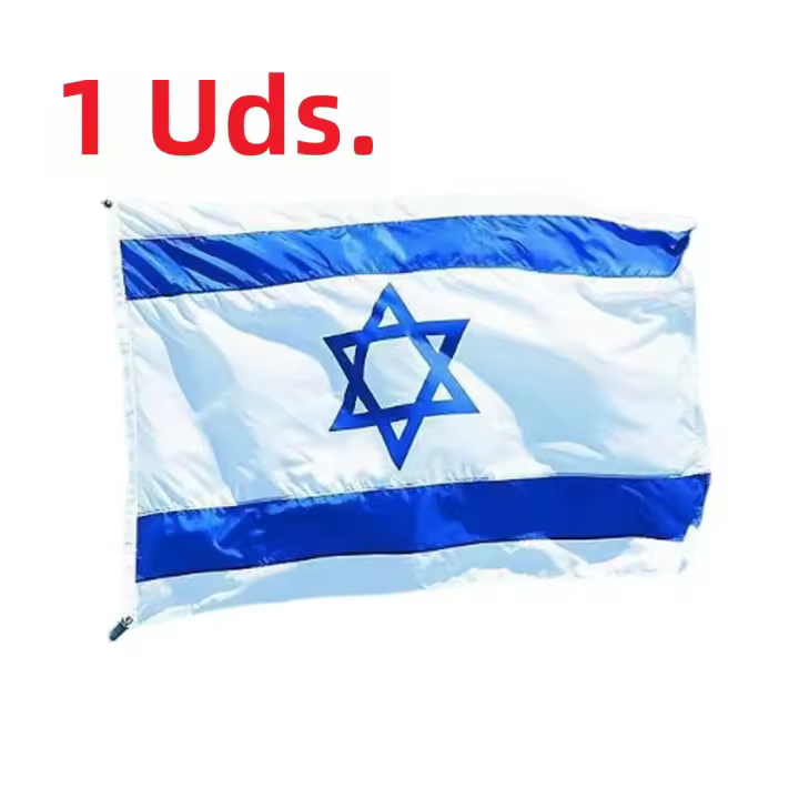 Bandera Nacional De Israel 90X150cm En Poliéster Para Decoración Banderera De Israel ISR IL Estilo Volador Material Outlast - 1