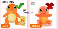 Nueva Peluche Original Pokemon Charmander Squirtle Pikachu Bulbasaur Juguete De Peluche De Anime Animal Suave Para Niños - details 2