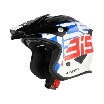 Casco Acerbis Jet Aria Graphic Blanco/Azul/Rojo 22.06 0026602.034 - 1