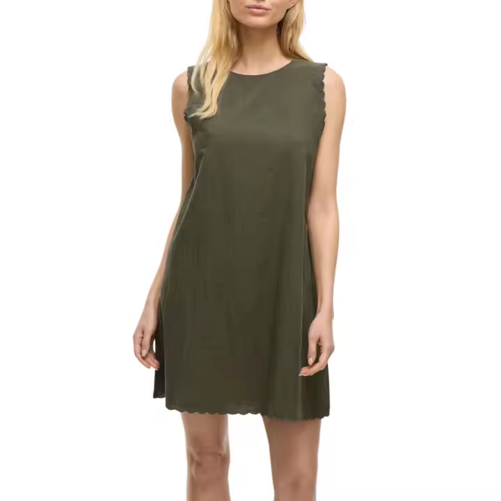 VIFERNANDA O-NECK SHORT DRESS Deep Depths - 1