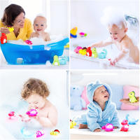 Juguetes de baño para bebés con luz intermitente y cambio de color flashing Dinosaurio inflable para niños Regalos de Navidad para niños normales productos con batería - details 8