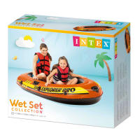 INTEX BARCO EXPLORER PRO 200, 196X102X33CM 3CAMARAS DE AIRE CUERDA DE AGARRE ALREDEDOR DE LA BARCA PARCHE DE REPARACION CALIDAD DE CONFIANZA OFICIAL GARANTIZADO - details 5