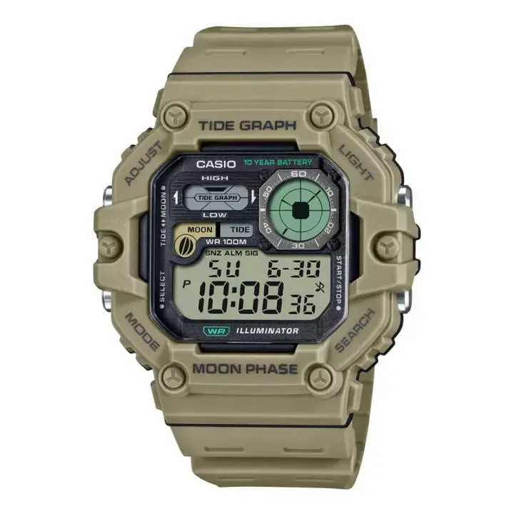 Casio Reloj Ws-1700h-5avef Verde Unisex - 1
