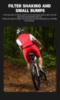 X-TIGER Luz Trasera Inteligente Para Bicicleta LED Luz De Bicicleta De Montaña Impermeable Alerta Luz Trasera Para MTB Y Ciclismo En Carretera Lámparas De Bicicleta - details 5