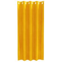 Cortinas Blackout vidaXL con Ojales 2 pcs Mostaza Amarillo Terciopelo - details 3