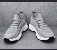 Zapatos De Tenis Para Hombre Invisible Elevación Casual Con Aumento De Altura 8cm Transpirables De Verano Con Suela PVC Tamaño Verdadero - details 7