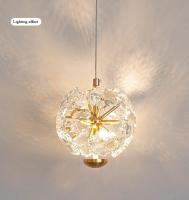 Cabecera LED De Cristal Imitación Con Lámpara Colgante Moderna Creativa Para Restaurante Comedor Dormitorio Iluminación Interior - details 13