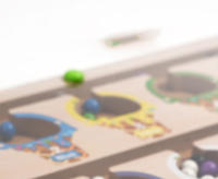 Juego Educativo Montessori De Colores Magnéticos Con Tablero De Laberinto Y Bola Mueble Bebés Para Niños Juguete Sensorial De Madera Para Edad 3-12 Años - details 6
