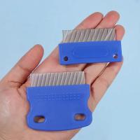 Peine Para Mascotas 6 Piezas/Automóvil Herramienta De Aseo Para Perros Y Gatos Elimina Piojos Y Alienta Cabello Fino - details 8