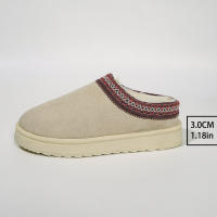 Nuevos Zapatos De Lana Para Mujer 2024 Botas De Nieve De Plataforma Calientes Botillas Antideslizantes Para Exteriores Zapatos Con Lantejuela De Nubuck Suela De TPU Adecuados Para Invierno - details 24