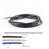 Hundón De Freno De Acero Inoxidable Tejido Con PTFE Para Motocicleta AN3 5m/Lote Hundón De Fluido Hidráulico Para Aceite Y Combustible - details 1
