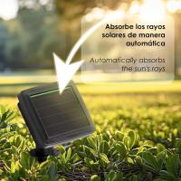 - Guirnalda de Luces de Jardín – Luces LED de Exterior con Bombillas – Guirnalda Solar Recargable - Decoración para Interior y Exterior [Clase de eficiencia energética A] para Jardín, Boda, Vacaciones, Navidad, Terraza, Fiestas - details 4