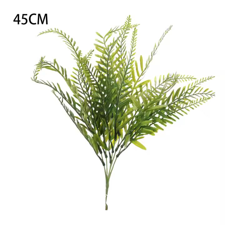 Poenia Arte Floral - Planta Artificial Ramo de Hojas 45cm - REF 630670 - Decoración Realista - 1