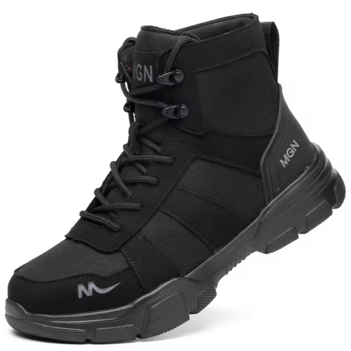 Botas De Trabajo Indestructibles Para Hombres Zapatos De Seguridad Con Punta De Acero Antipinchazos Antideslizantes Tácticas Para Hombres Y Mujeres - 1