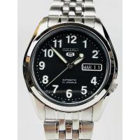 Reloj automático hombre Seiko 5 SNK381K1 correa acero dial negro SNK381 - details 0
