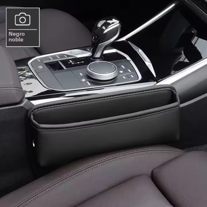 Organizador De Espacio Para Asiento Del Coche Grande Capacidad Para Audi A7 A8 D3 D4 D5 Q2 Q3 8U F3 Q5 8R FY Q7 4L 4M Accesorios PU Cuero - 1