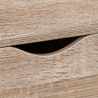 CÓMODA DE 6 CAJONES CON EFECTO DE MADERA NATURAL MARCA FIVE - details 2