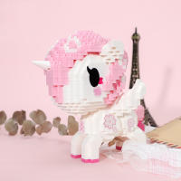Bloques De Construcción Micro Partícula Creativos Para Niñas Muñeco De Uña Juguetes Educativos Y De Ocio Decoración De Escritorio - details 4