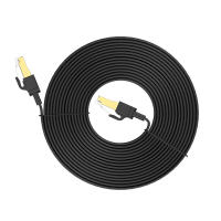 Cable Ethernet CAT 8 40Gbps 2000MHz RJ45 Red LAN Patch Cord Plano Para Modem Router PS 5/4 10m 15m 20m 30m 50ft 100 Pies - details 11