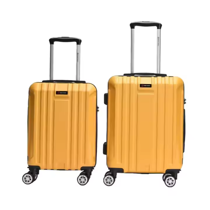[OFERTA SET 2 MALETAS] Set 2 Piezas de Maletas de Viaje Rígidas ABS Set Maleta,18"Y 20", Trolley  Ligero Duradero con 4 Ruedas 360grados  Cierre Para Viajes , Almacenamiento en Casa[La maleta pequeña no tiene asa.] - 1