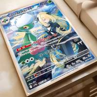 Póster Anime Pokemon MINISO HD Arte Pegatina Para Pared Resistente Al Agua Decoración Aestética Para Sala De Estar Dormitorio Bar - details 21