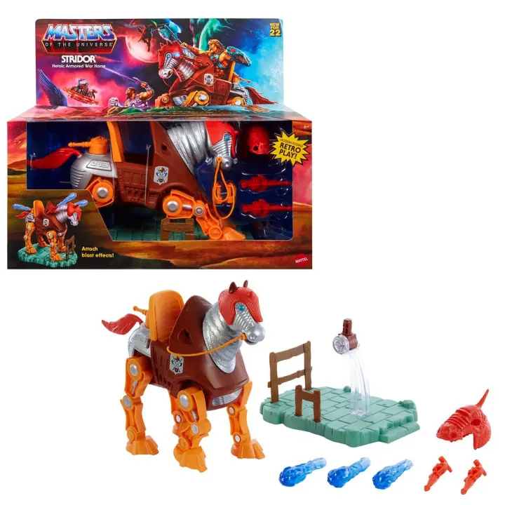 Masters of the Universe Origins Stridor figura de acción. muñeco articulado de juguete (Mattel HDT26) - 1