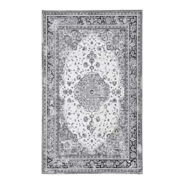 Felpudo Habana, Poliestireno Chenilla, Gris, 80x50x1 cm - 1