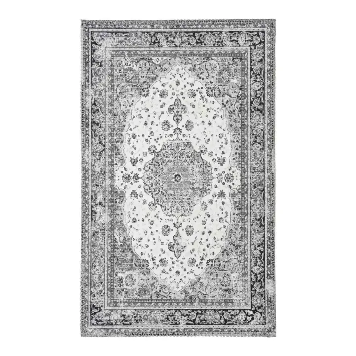 Felpudo Habana, Poliestireno Chenilla, Gris, 80x50x1 cm - 1