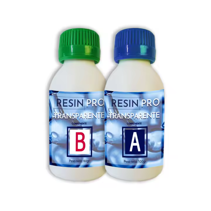 Resina Epoxi Transparente RESIN PRO para Bricolaje, Manualidades y Más - Alto Rendimiento y Acabado Brillante - 1