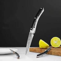 Cuchillo Plegable Portátil Para Exteriores Con Hoja De Acero Inoxidable Llavero Colgante Herramientas De Camping Viaje Regalos De Vacaciones - details 2