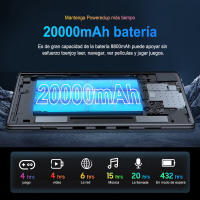 Promoción en 2025 5G nueva tableta original Android de 10,1 pulgadas 16GB Ram 1tb ROM 20000 MA 14 núcleo Android 13.0 4G / 5G red portátil WiFi Bluetooth ultra HD pantalla completa en venta con teclado para auriculares Bluetooth - details 4