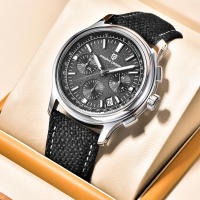 Reloj De Cuarzo Multifuncional Para Hombre PAGANI DESIGN 2024 40MM Cristal De Zafiro Con Capa AR Chronógrafo Deportivo Resistente Al Agua Y Luz Propia - details 12