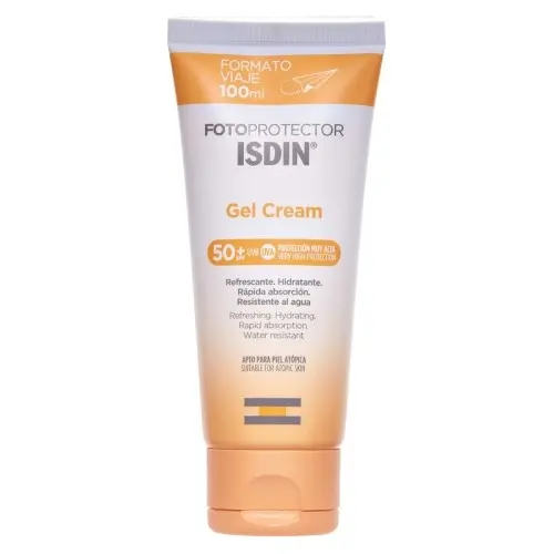 Isdin Fotoprotector Gel Crema Wet Skin Formato Viaje SPF50+ 100 ml - 1