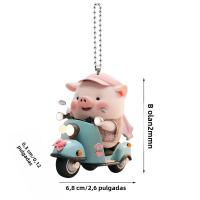 Colgante Decorativo De Cerdo Acrílico 2D Interesante Para Llaves De Coche Regalo Divertido Y Moderno Para Amigos - details 15