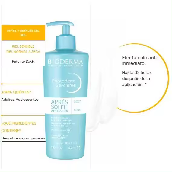 PHOTODERM AFTER-SUN AP SOLEIL LECHE BIODERMA 1 ENVASE 500 ML - 1