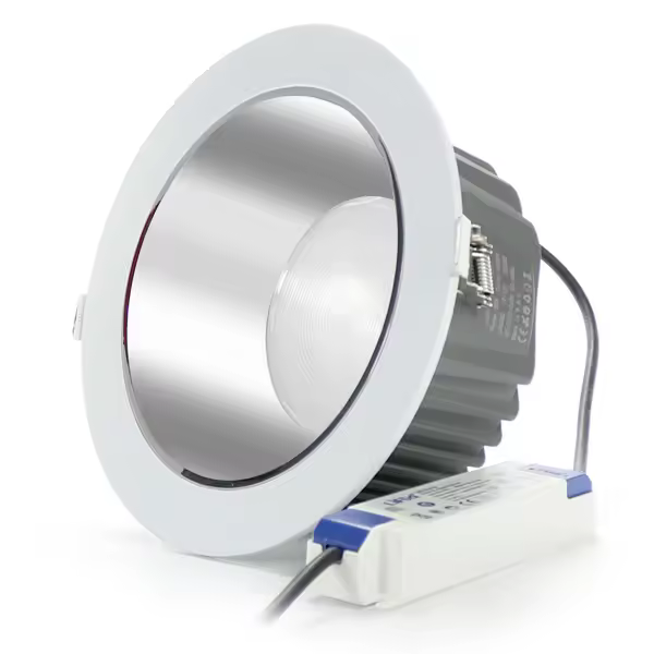 IluminaShop - Foco Downlight LED Silver 50W Chip Osram UGR17 Driver LIFUD - 1