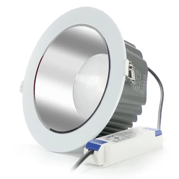 IluminaShop - Foco Downlight LED Silver 30W Chip Osram UGR17 Driver LIFUD - 1