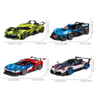 SEMBO Bloques De Construcción De Coche Deportivo Para Niños Modelo De Carreras Off-Road Kit De Construcción De Bloques Para Jóvenes Boys Regalo De Juguetes - details 20