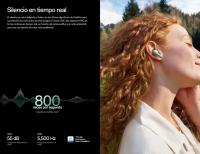 Auriculares - OnePlus Buds 4, Dos diafragmas con Dual DACs, ANC dinámicos hasta 55dB en tiempo real, Control de volumen deslizando, Hi-Res Audio LHDC 5.0, Reproducción hasta 45 horas, AI Traducción - details 10