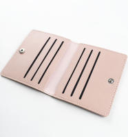Portatarjetas Multifuncional De Cuero Sintético Con Cierre De Encaje Espacioso Para Almacenar Varios Tarjetas Organizador - details 1