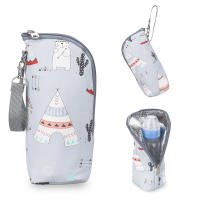 Bolsa Portátil Para Botella De Alimentos Para Bebés Aislamiento Térmico Calentador De Botellas De Alimentación Para Mami Bolsa Colgante Para Carrito De Compras - details 0