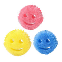 Esponja De Cocina Sonriente Para Lavar Platos Fuerte Esponja De Limpieza Para Cocina Y Baño Absorción De Aceite Y Grasa Durable Y Fácil De Limpiar Color Atractivo - details 5