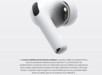 Apple AirPods Pro 3 Auriculares Inalámbricos con Cancelación Activa de Ruido (ANC), Medición de Frecuencia Cardíaca, Audio Espacial y Carga USB-C - details 12