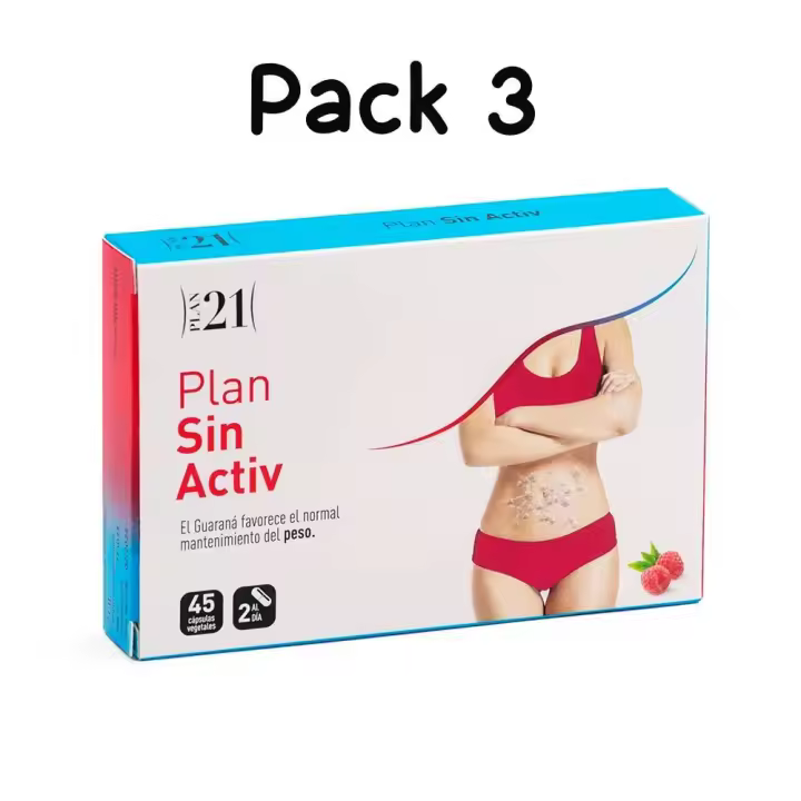 PLAN SIN ACTIV 45 cáp. Vegetales Plameca. Pack 3x2 la unidad sale a 11.97 - 1